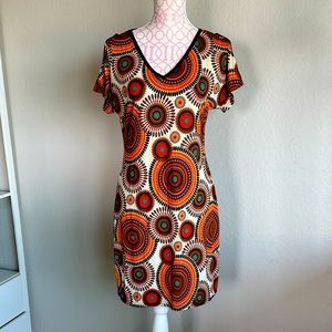 Boho Mandala Mini Dress